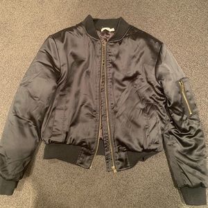 Black Bomber Jacket